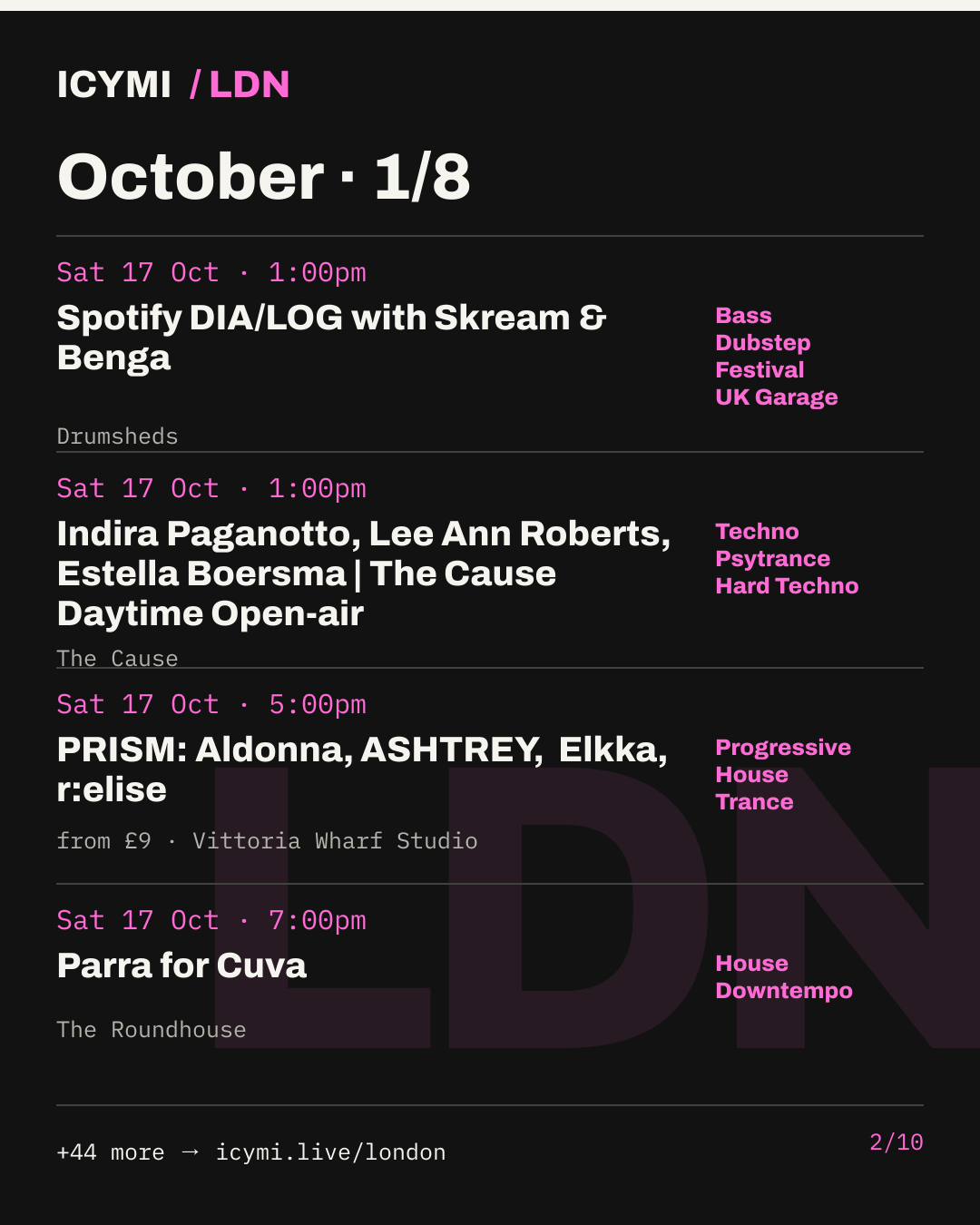 October · 1/8 — image 2 of 10