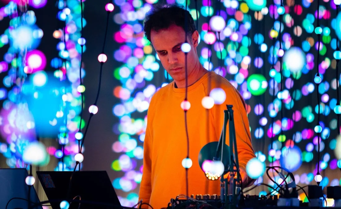 Four Tet performing live